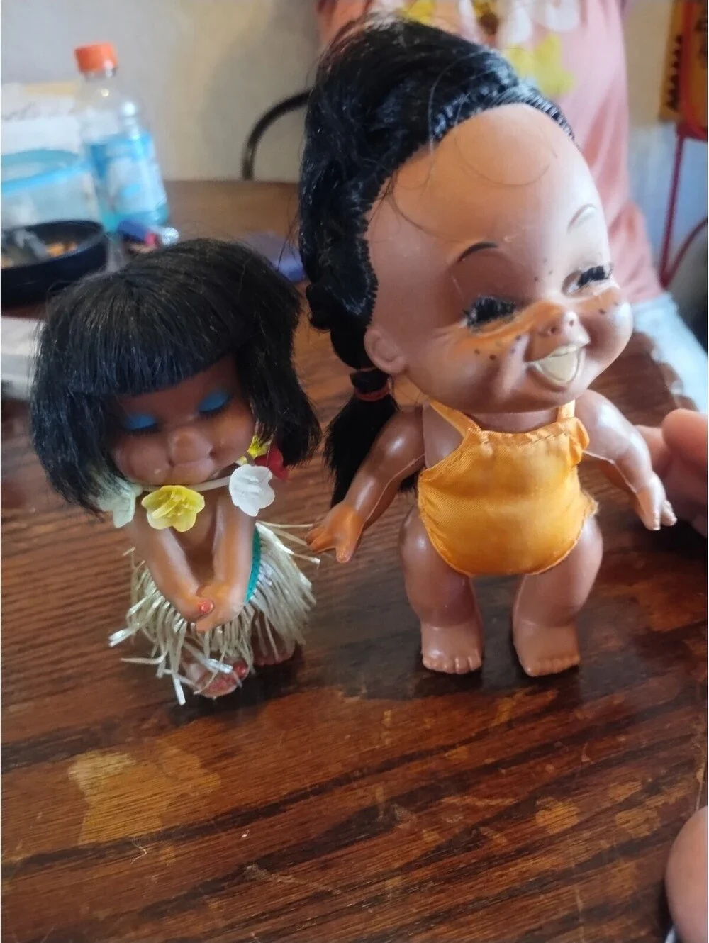 Vintage 60s or 70's Hawaiian Hula Girl Vinyl Souvenir Doll 5